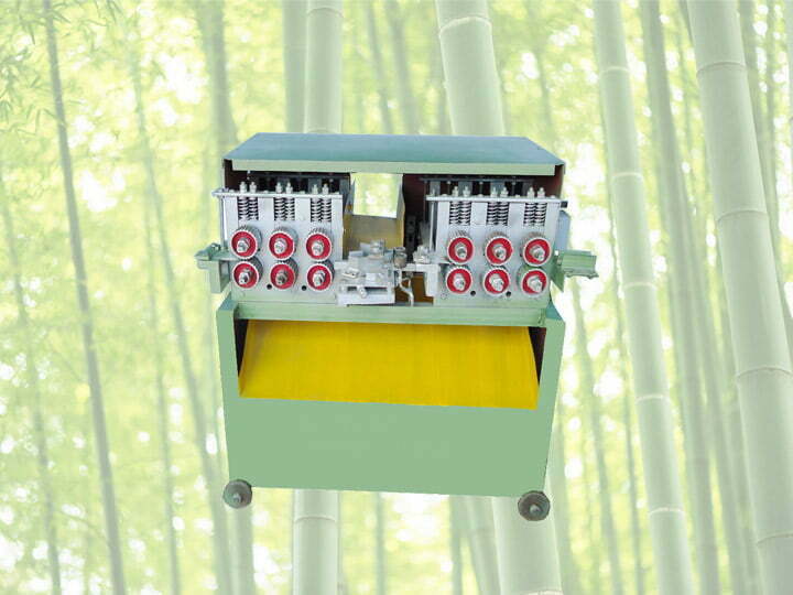 Máquina de fatiar folhas de bambu
