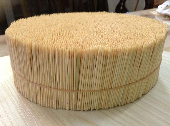 commercial wood toothpicks production