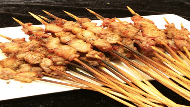 Бамбуковые палочки для барбекю